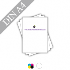 Flyer | 170g Bilderdruckpapier weiss | DIN A4 | 4/0-farbig